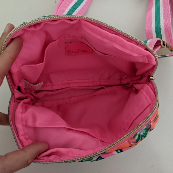 NWOT! Lilly Pulitzer Jeanie Belt Bag In Soleil Pink Perfect Poppy - Picture 14 of 14